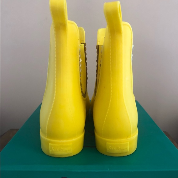 Jack Rogers Sallie Rain Boot Yellow Size 9 - Picture 6 of 8